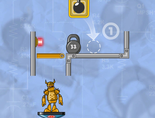 Juego ¡Coloque el robot!  en línea