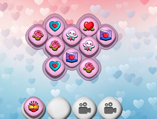 Juego Trío de azulejos de amor  en línea