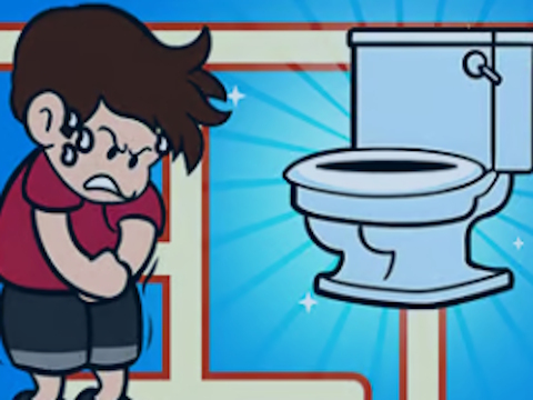 Juego Escape del laberinto: Rush de baño  en línea