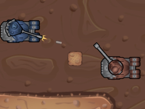 Juego 2 tanques de guerra  en línea