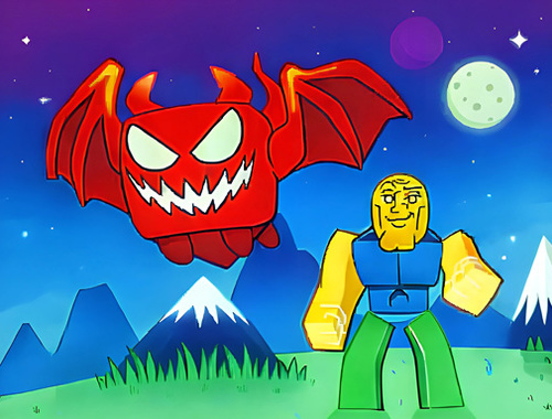 Juego Obby el legendario dragón  en línea