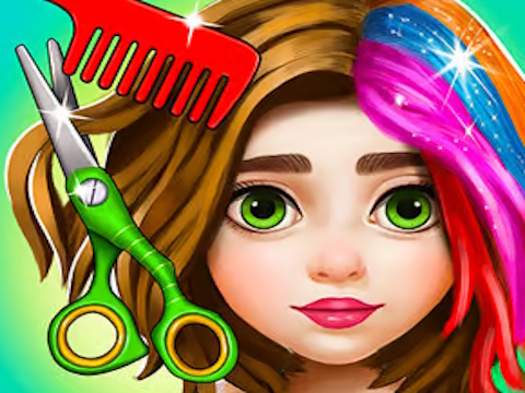 Juego Peluquería y vestir chica  en línea