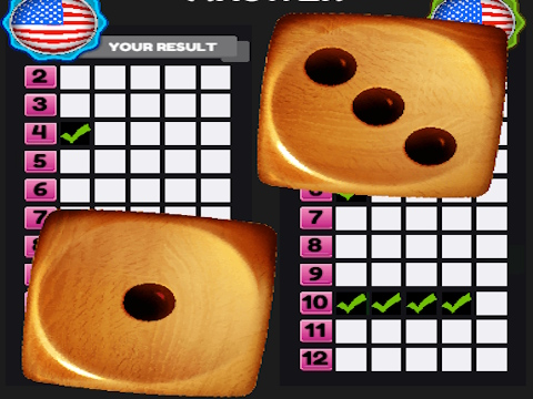 Juego Desafío de dados de país  en línea