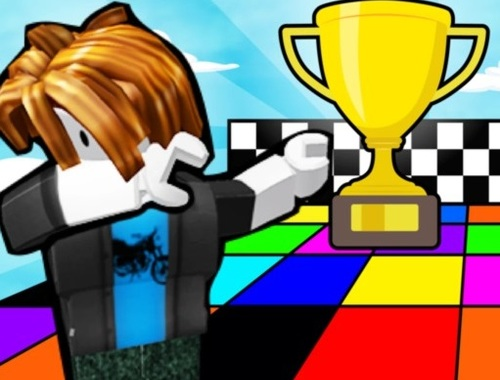 Juego Color Race Obby  en línea
