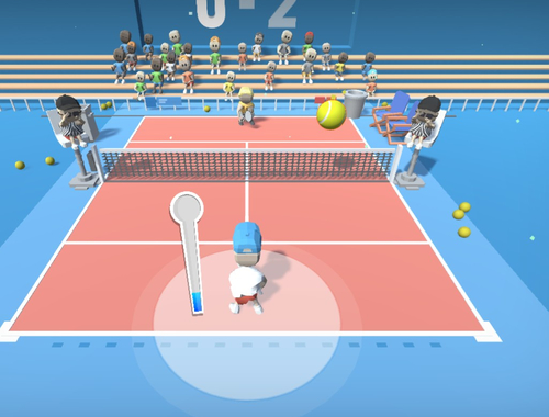 Juego Choque de tenis  en línea