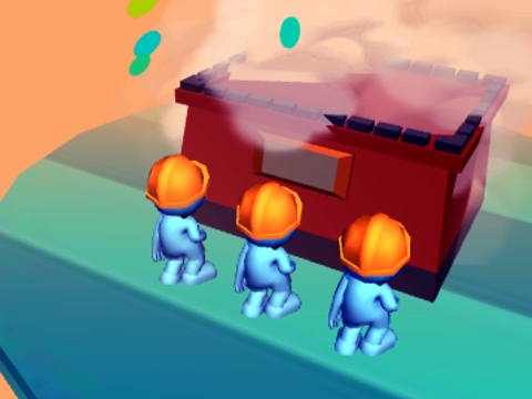 Juego Brick Rush 3D  en línea