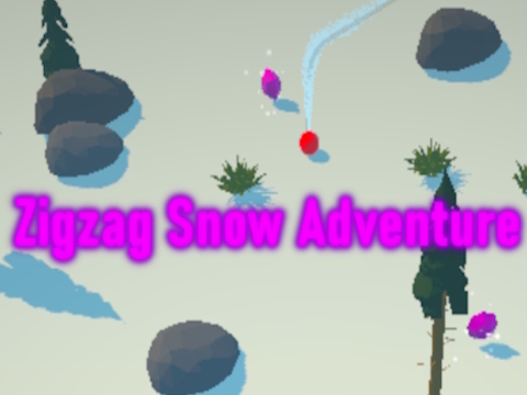 Juego Aventura de nieve en zigzag  en línea