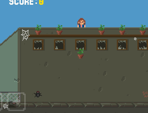 Juego Ataque de araña  en línea