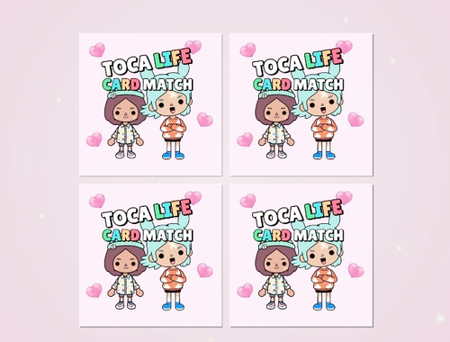 Juego TOCA Life Memory Card Match  en línea