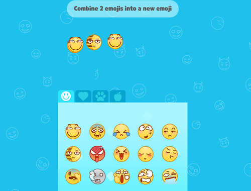 Juego Emoji fusionar diversión moji  en línea