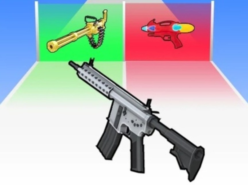 Juego ¡Consigue una pistola genial!  en línea