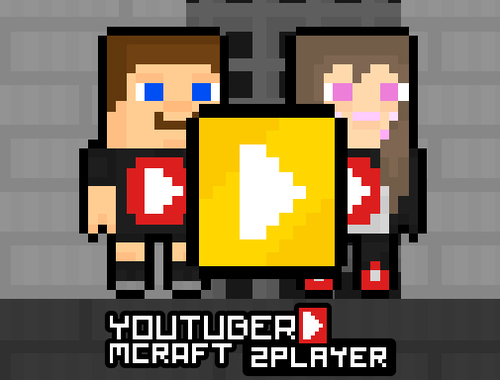 Juego Youtuber minecraft 2 jugador  en línea