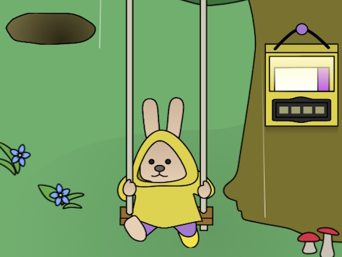 Juego Salir bajo la lluvia Escape  en línea