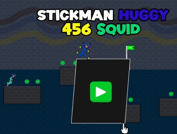 Juego Stickman Huggy 456 calamar  en línea