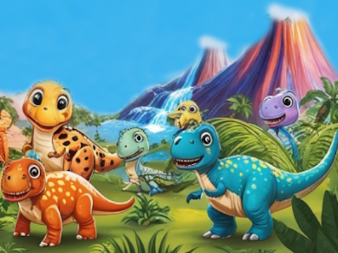 Juego Baby Dino Planeta  en línea