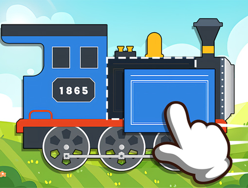 Juego Juego de trenes de Labo Brick para niños  en línea