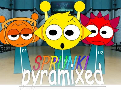 Juego Sprunki Pyramixed: Juego de calamares  en línea