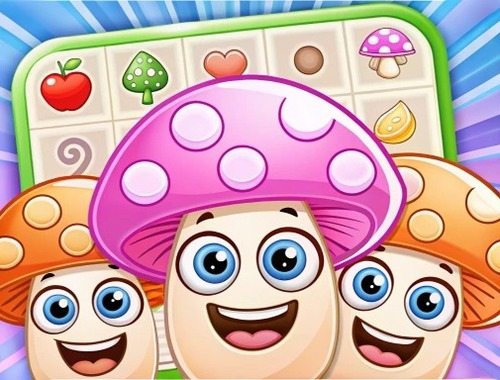 Juego Fiebre de hongos Match 3  en línea