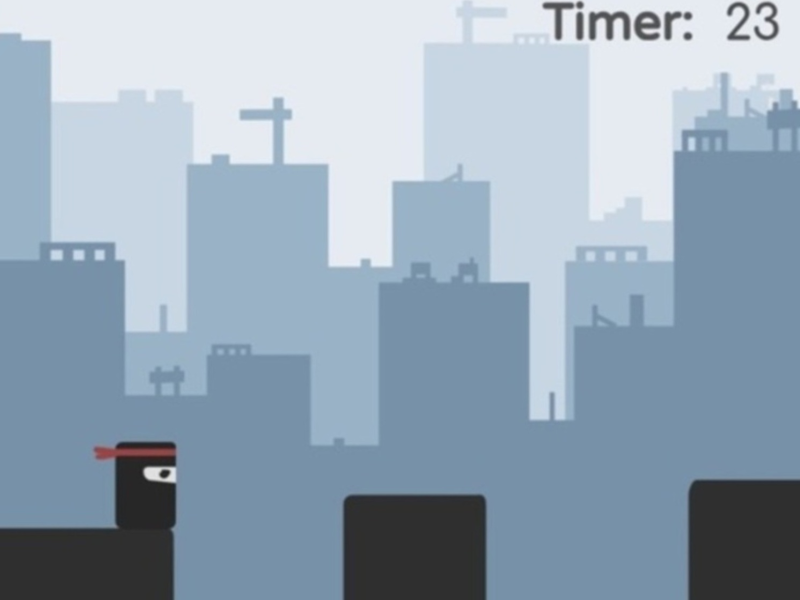 Juego Ninja de la azotea  en línea