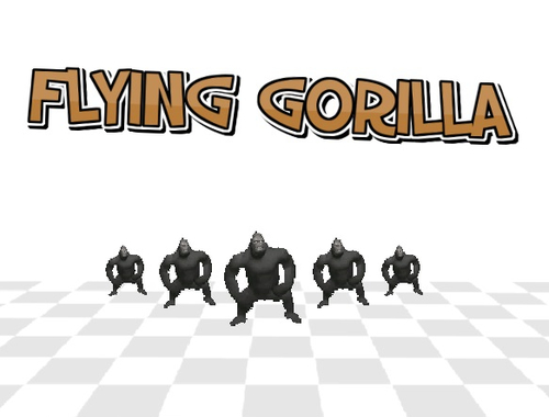 Juego Gorila volador 3D  en línea