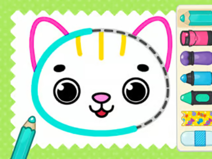 Juego Libro para colorear: mi gato  en línea