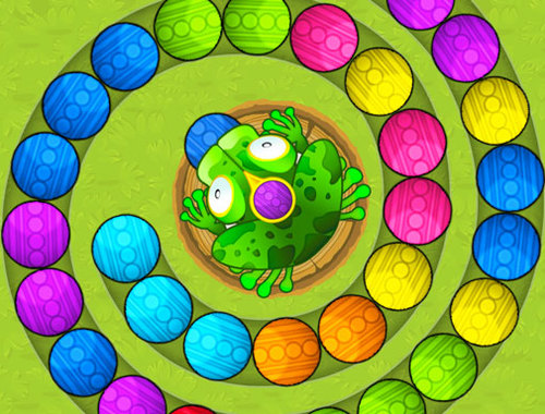 Juego Aventura de mármol de Frogtastic  en línea
