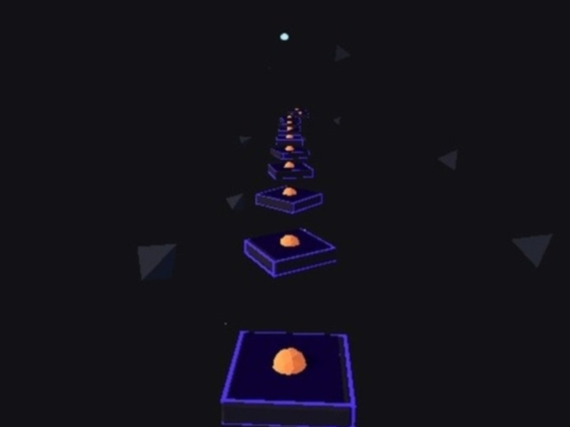Juego Tiles Hop Ball Music  en línea