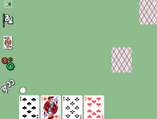 Juego Mau -mau - 101 tarjetas duelo  en línea