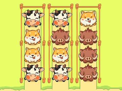 Juego Animal Sort lindo juego de juego  en línea