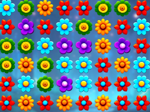 Juego Flores Mystic Match  en línea