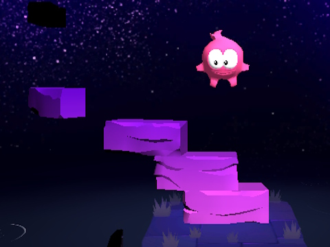 Juego Om nom salto  en línea
