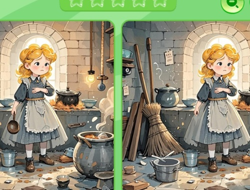 Juego Encuentra las diferencias: Cenicienta  en línea