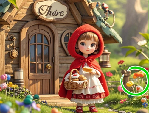 Juego Encuentra las diferencias: Granny Wolf  en línea