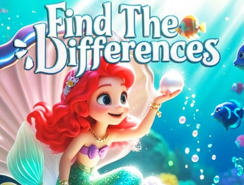 Juego Encuentra las diferencias: Little Mermaid  en línea