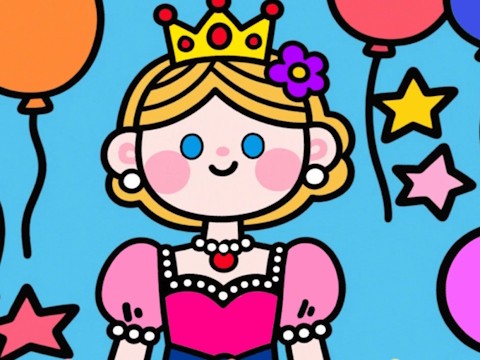 Juego Color by Code: Little Princess  en línea