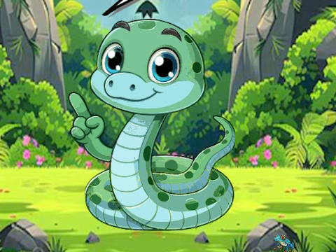 Juego Serpiente buscando al bebé  en línea