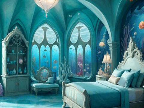 Juego Escape del tesoro de sirena  en línea
