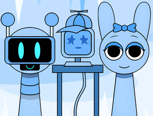 Juego Huggy Mix Sprunki Music Box  en línea