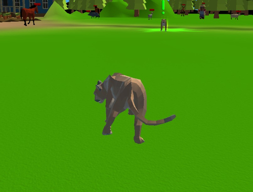 Juego Simulador de Cougar - Gatos grandes  en línea