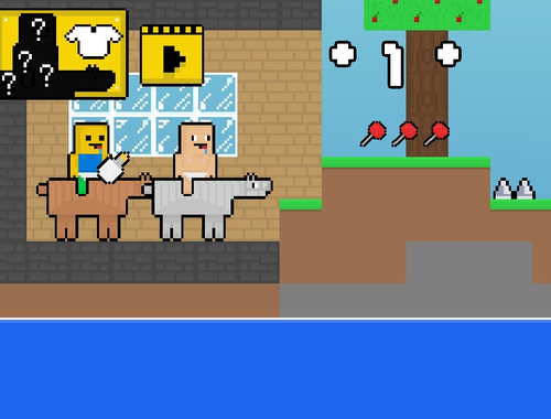 Juego Bebé noob vs bebé obby caballo  en línea