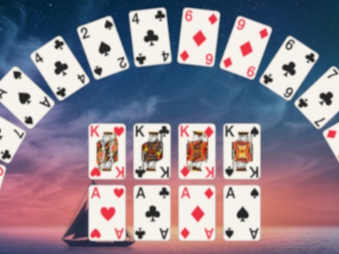 Juego Solitario Crescent  en línea