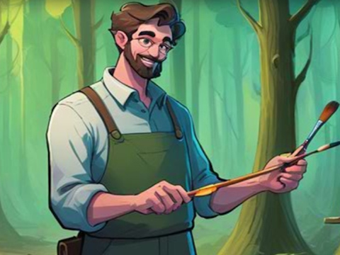 Juego Escapar de los artistas creativos  en línea