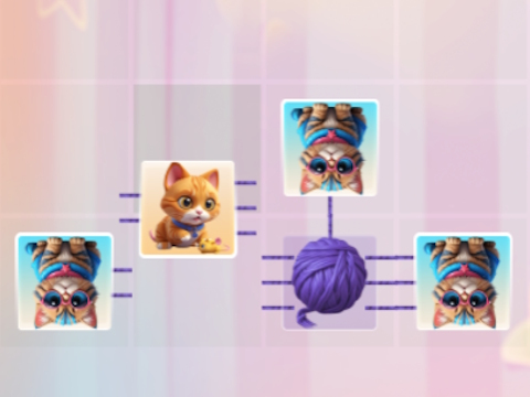 Juego Conexiones de gatito  en línea