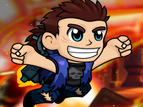 Juego Héroe de jetpack impulsado  en línea