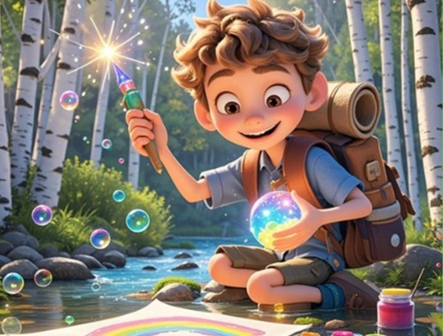 Juego Encuentra las diferencias: pincel mágico  en línea