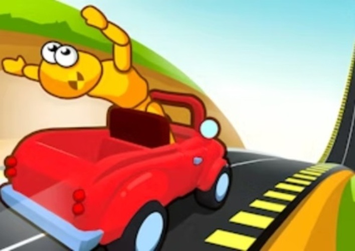 Juego Prueba de accidente de viaje al coche cuesta abajo  en línea