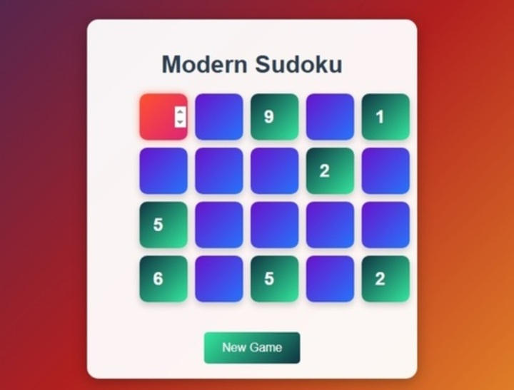 Juego Sudoku moderno  en línea