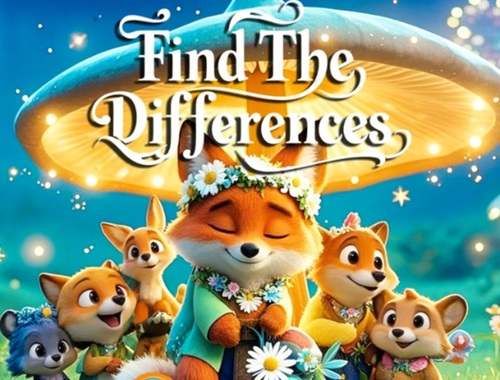 Juego Encuentra las diferencias: Fox Friendly  en línea