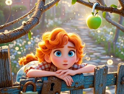 Juego Encuentra las diferencias: manzana verde  en línea