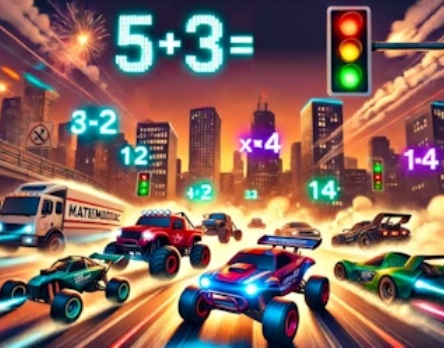 Juego Carreras de matemáticas  en línea